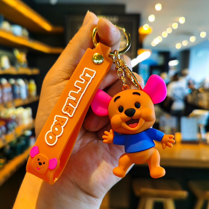 Wholesale Cartoon Cute Anime Silicone Keychain JDC-KC-Qiwei031