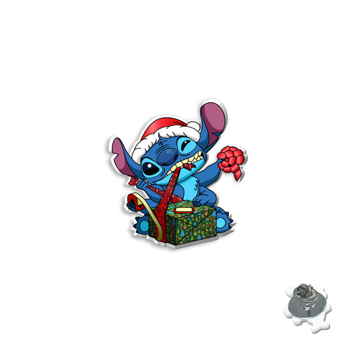 Wholesale Christmas cartoon  brooch cute  pin acrylic badge