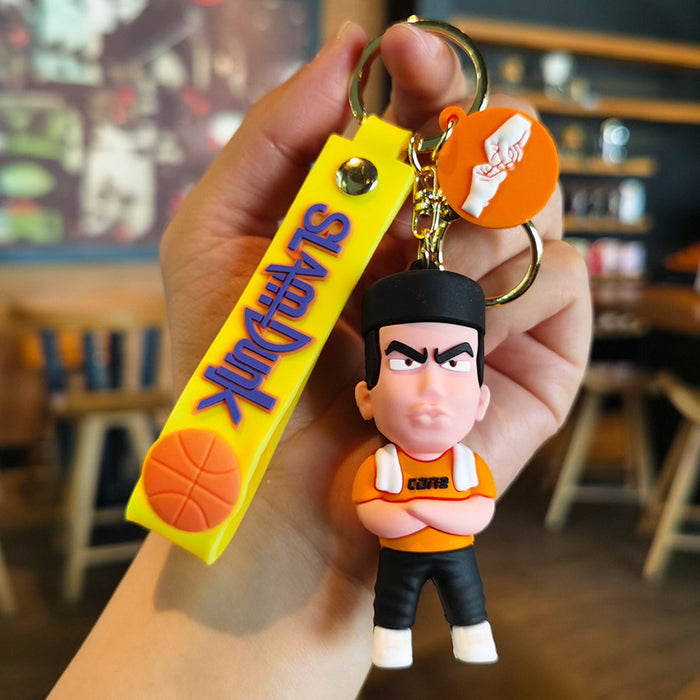 Wholesale Cartoon Doll Rubber Keychain JDC-KC-Tingm170