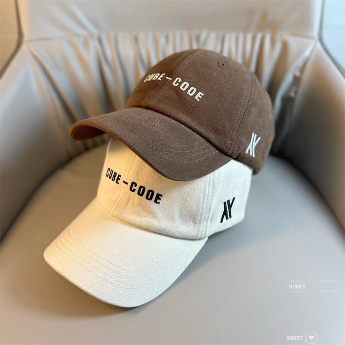 Wholesale Baseball Cap Small Soft Top, Korean Style Trendy Brand Hat Cool Casual Peaked Cap