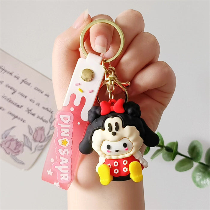 Wholesale Cartoon Silicone Doll Keychain JDC-KC-HaoXi009