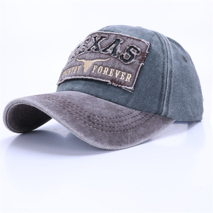 Wholesale Alphabet baseball cap, fashionable retro casual sun hat, autumn spring summer men's duckbill cap