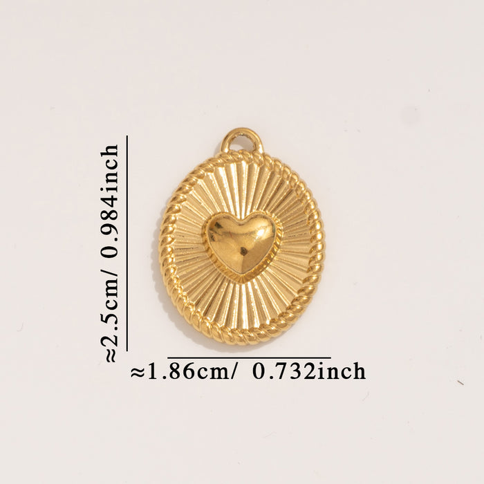 Wholesale Fashion and Personalized Stainless Steel Pendant DIY Design Eye Pendant Color Preserving Wholesale