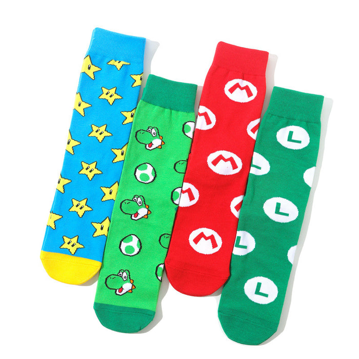 Wholesale Mid Socks Game Anime Socks
