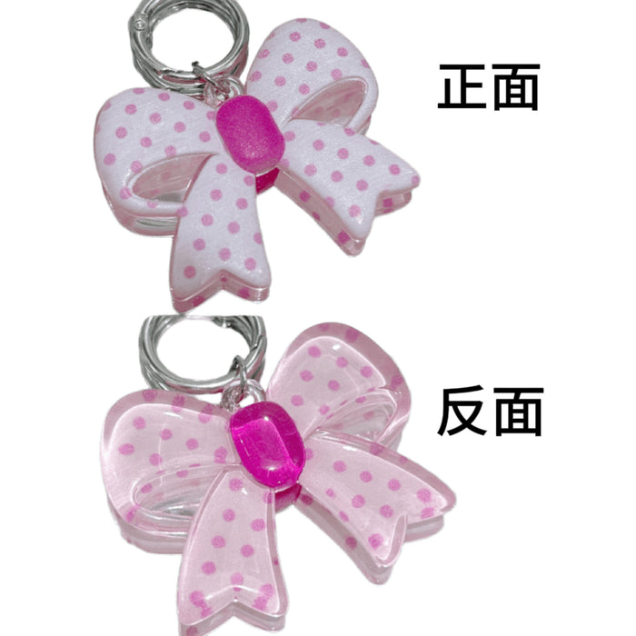 Wholesale Bow Keychain Pendant Cute Girl Heart Bag Pendant Couple Keychain Trend