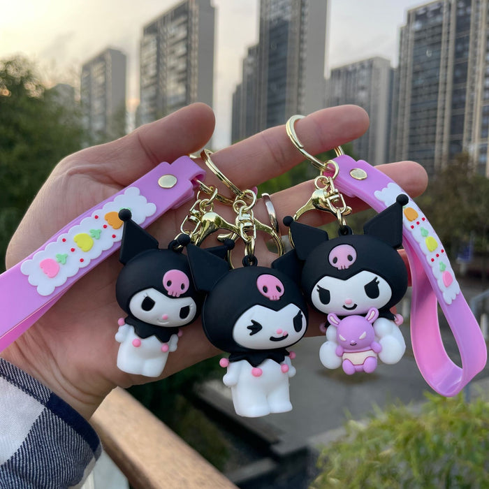 Wholesale Cartoon figurine hanging decoration creative keychain backpack pendant