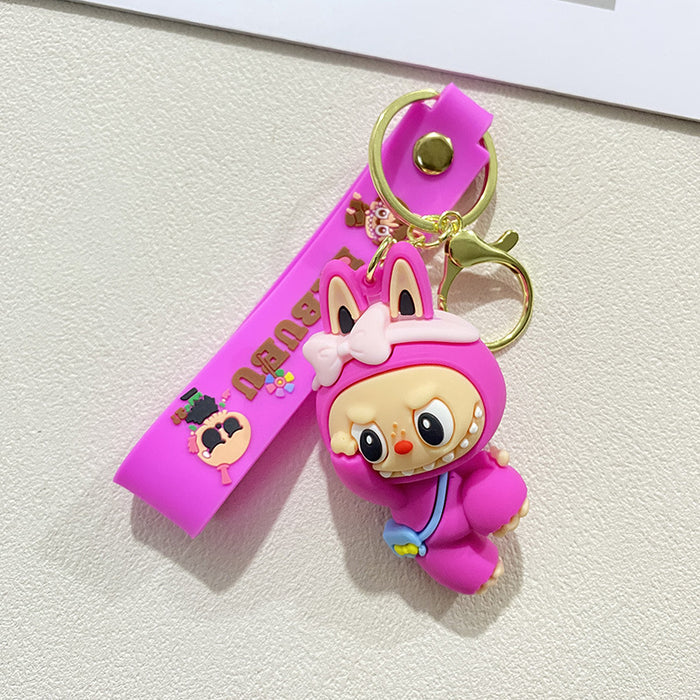Wholesale Cute PVC 3D Cartoon Pendant Keychains