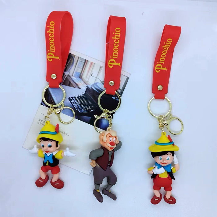 Wholesale cartoon doll  character keychain pendant bag car key chain accessories gift