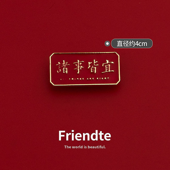 Wholesale Cute couple brooch badge, student bag, clothing accessory