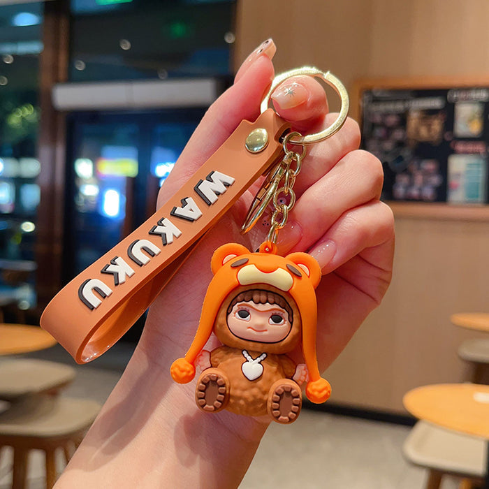 Wholesale Cartoon Anime Soft PVC Keychain for Car and Bag