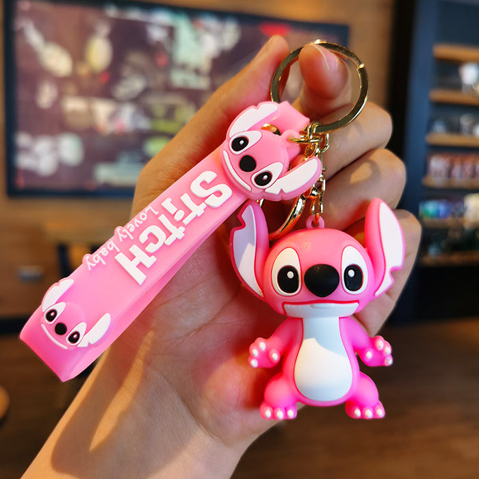 Wholesale Rubber Cartoon Doll Three-dimensional Keychain JDC-KC-Tingm108