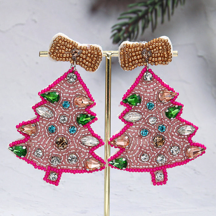 Wholesale Christmas tree  earrings  jewelry