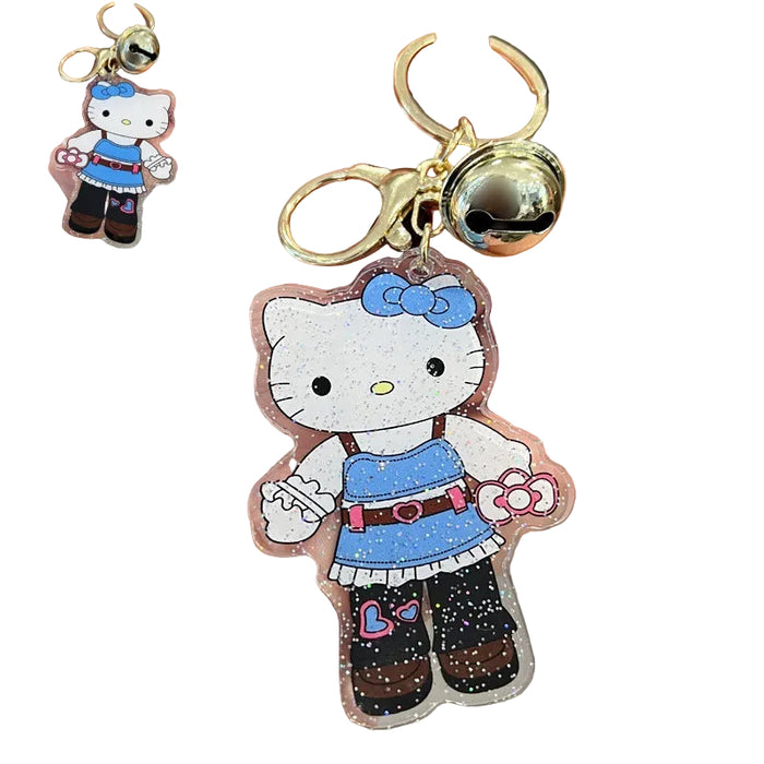 Wholesale 5 PCS Cute cartoon double sided acrylic keychain