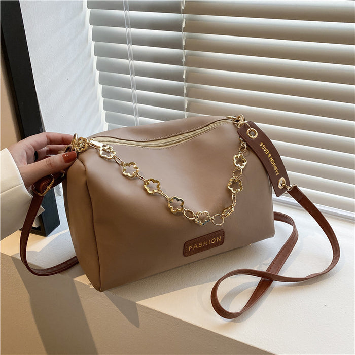 Wholesale Texture bag, new trendy and versatile crossbody bag, simple and fashionable single shoulder small square bag