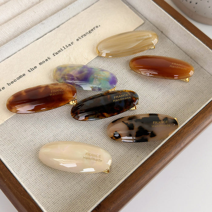 Wholesale  Oval small size hairpin women's retro forehead broken hair bangs duckbill clip