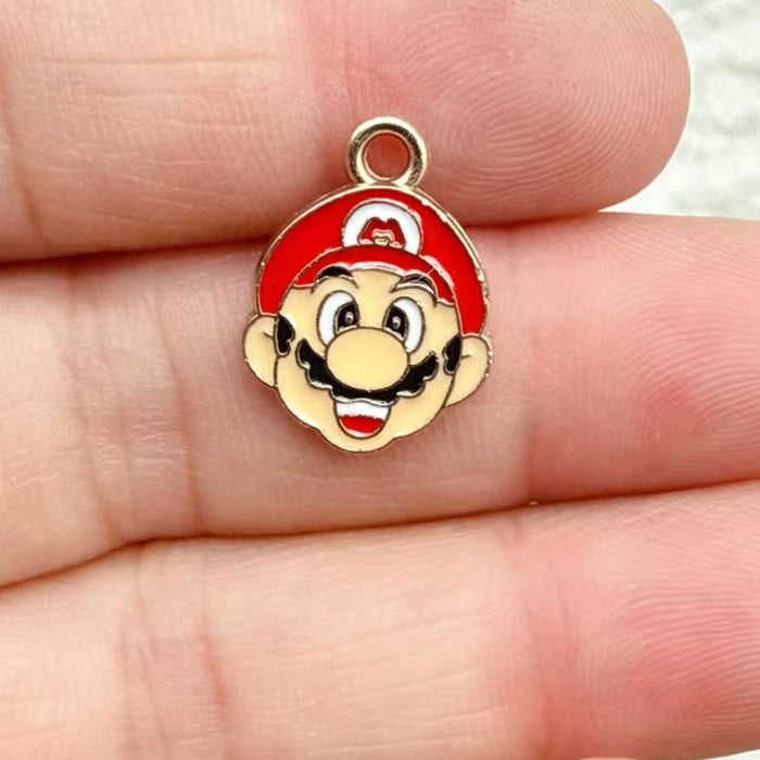 Wholesale 10pcs DIY Alloy Oil Drip Packaging Jewelry Bracelets,  Earrings,  Necklaces,  Hair Accessories,  and Pendants