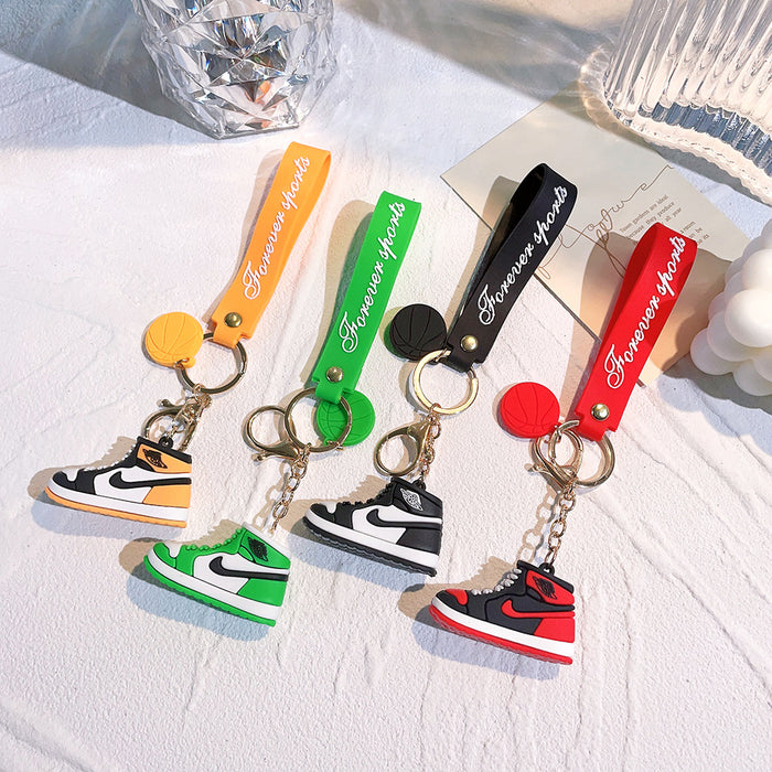 Wholesale Cartoon Creative Three-dimensional Silicone Keychain JDC-KC-Qiwei038