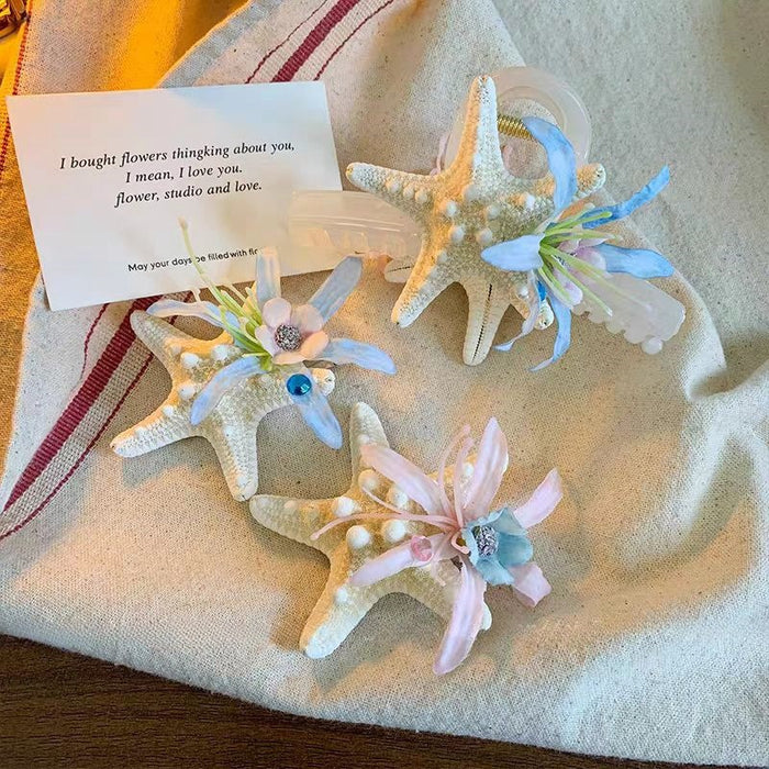 Wholesale Hair edge clip starfish edge clip