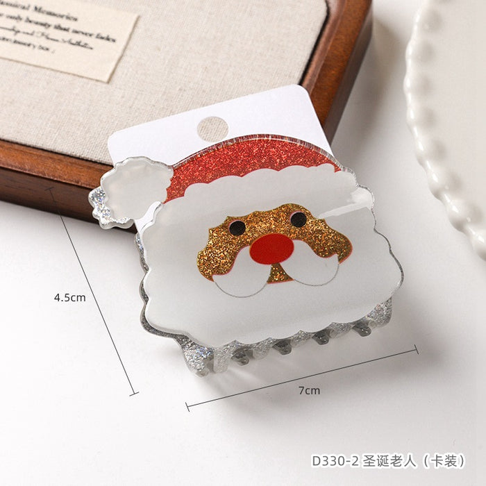 Wholesale Christmas Acrylic Grab Clip Versatile Shark Clip