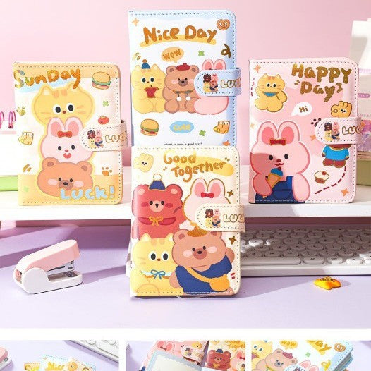 Wholesale Imitation Leather Magnetic Closure Pocket Notebook - Trendy Hand Ledger MOQ≥2
