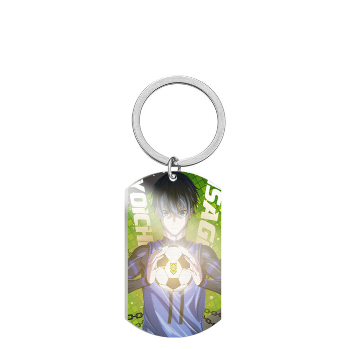 Wholesale Cartoon Color Printing Stainless Steel Keychain JDC-KC-HuanYu030