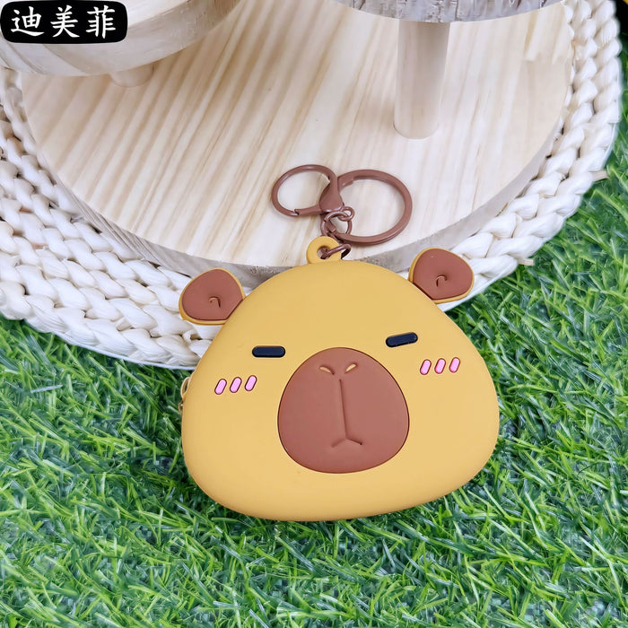 Wholesale Cute Coin Purse Keychain Cartoon Doll Keychain Couple Student Bag Claw Machine Small Pendant