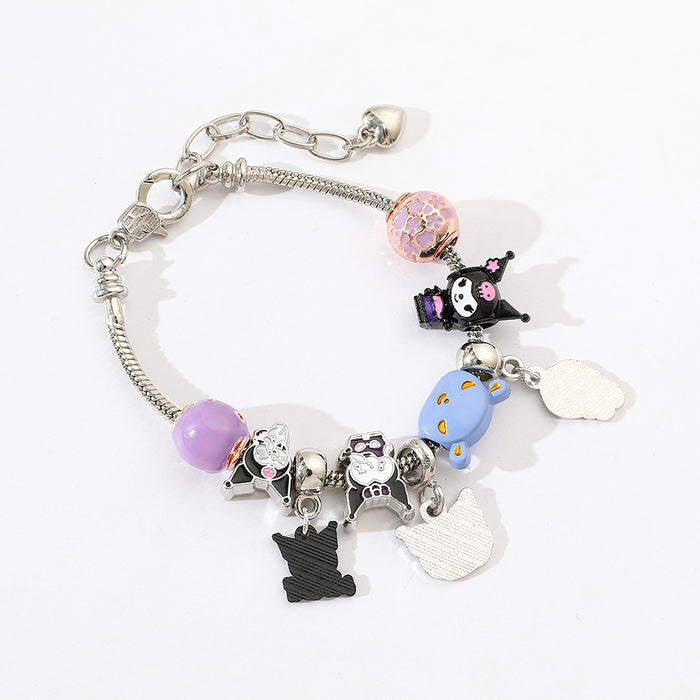 Wholesale Cartoon Cute Anime Alloy Beaded Bracelet JDC-BT-ZhuoS004