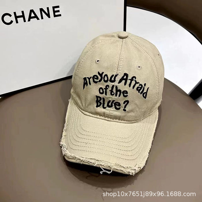 Wholesale New baseball cap, personalized retro edged duckbill cap, fashionable and versatile