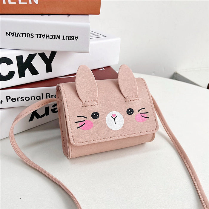 Wholesale Children's accessories, small bags, cute and stylish bunnies, one shoulder crossbody bags, mini cartoon baby coin purse