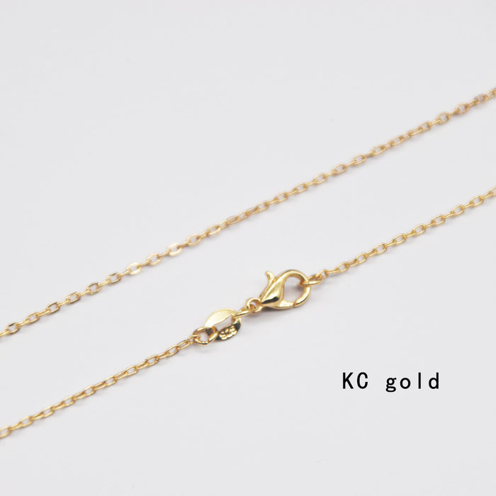 Wholesale DIY making of gold chain, gold-plated chain, color preserving matching chain, handmade necklace for women
