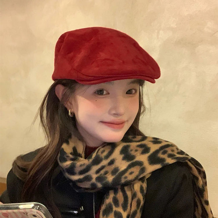 Wholesale Retro British reverse wearing duckbill beret