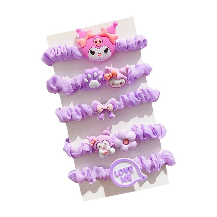 Wholesale Silicone Children Cartoon Rubber Band JDC-HS-Qinwen003