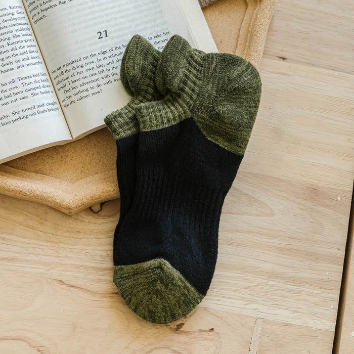 Wholesale Ship socks, short socks, thick fleece loop, sweat absorbing, outdoor hiking and running socks