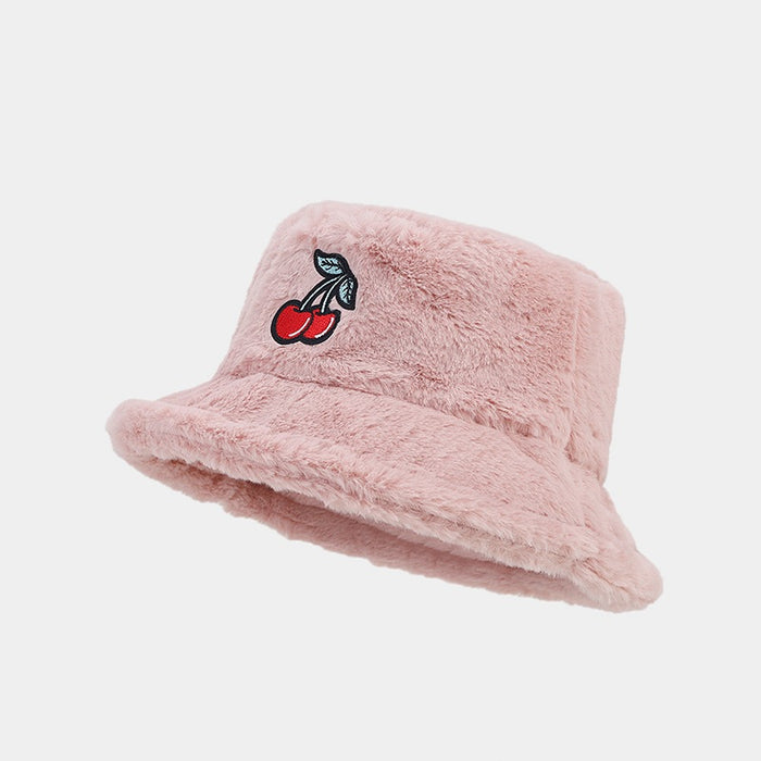 Wholesale Cherry Plush Bucket Hat JDC-FH-LvY048