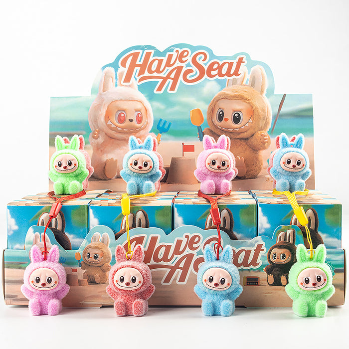 Wholesale 12pcs Skateboard flocking ornaments children' s toy blind box