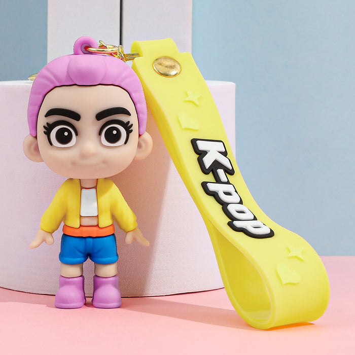 Wholesale Kpop Anime Backpack Pendant Keychains