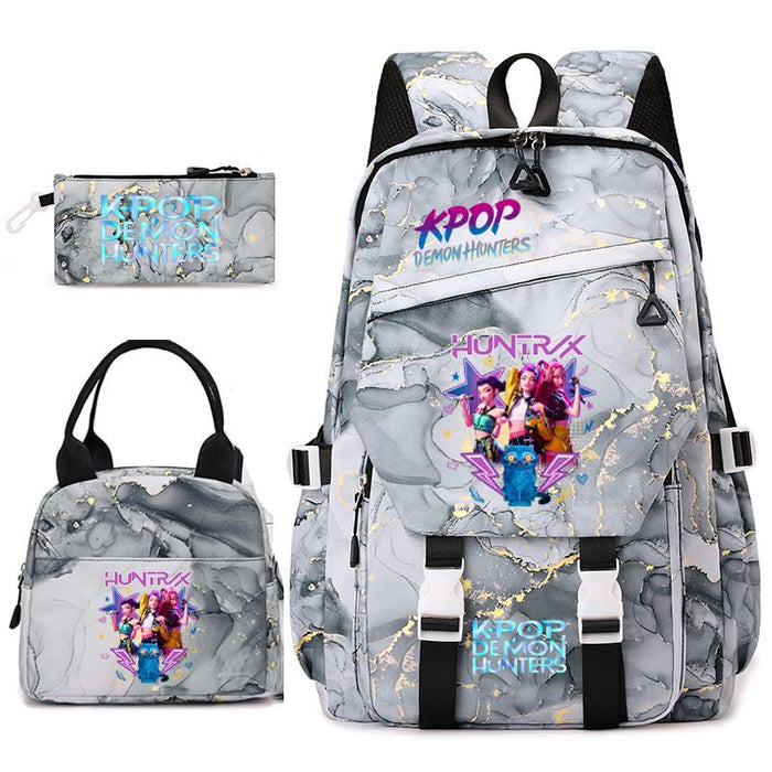 Wholesale Kpop Cute Cartoon Theme Series Student Backpack Bags 3-Piece Set