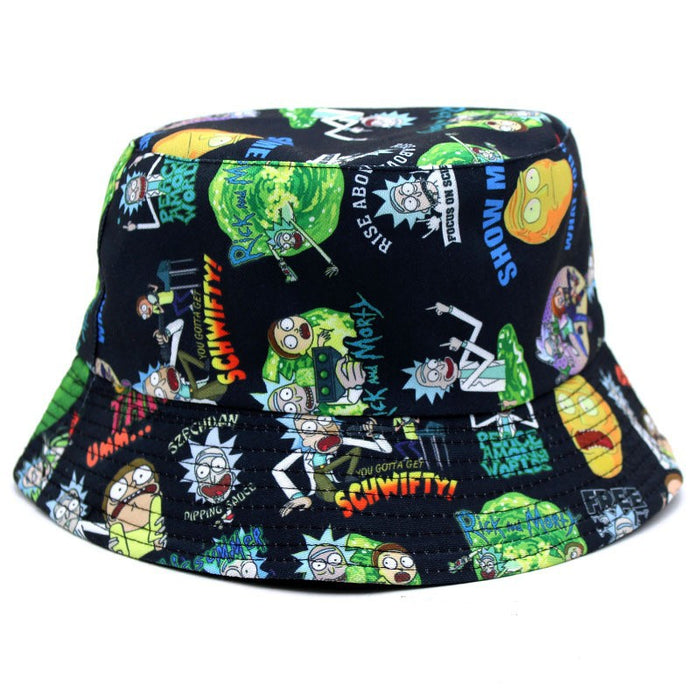 Wholesale Polyester Cartoon Anime Printed Bucket Hat JDC-FH-ZhiXie017