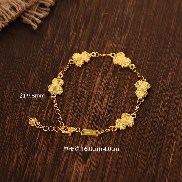 Wholesale Female brass gold-plated laser bracelet