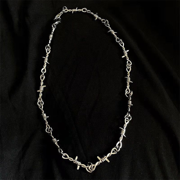 Wholesale Alloy Vintage Thorn Necklace JDC-NE-Baiyue002