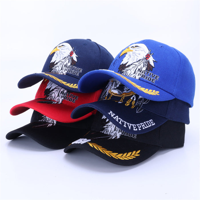 Wholesale Stylish Men S Embroidered Eagle Baseball Cap Sun Hat For Spring Autumn Casual Wear