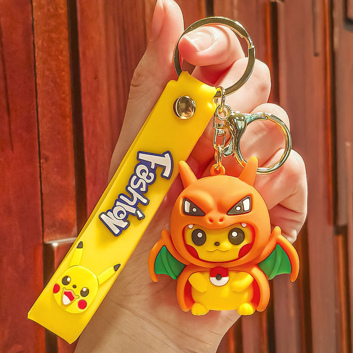 Wholesale New Cross dressing Keychain Pendant Creative Cartoon Cute Doll Bag Pendant