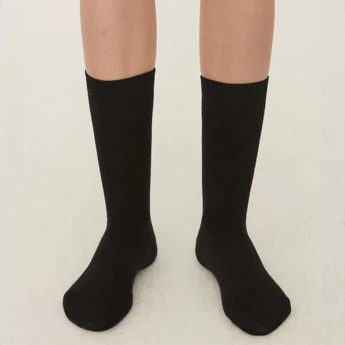 Wholesale Embroidery Casual Sports Cotton Middle Socks JDC-SK-JiaY014