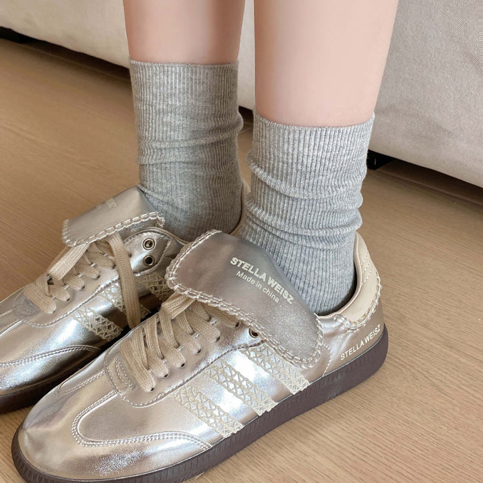 Wholesale Socks, tube socks, thin strips, loose mouth, stacked socks