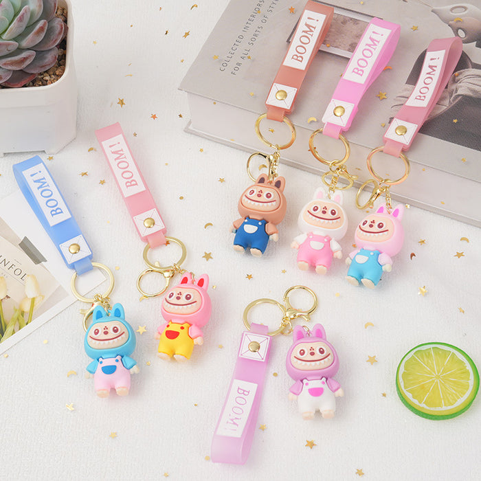 Wholesale Creative keychain, cute doll, backpack, car keychain, small gift pendant