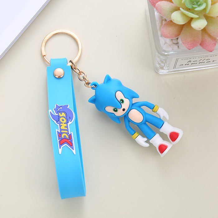 Wholesale Cute Cartoon Soft Rubber Doll Keychain JDC-KC-BoYue008