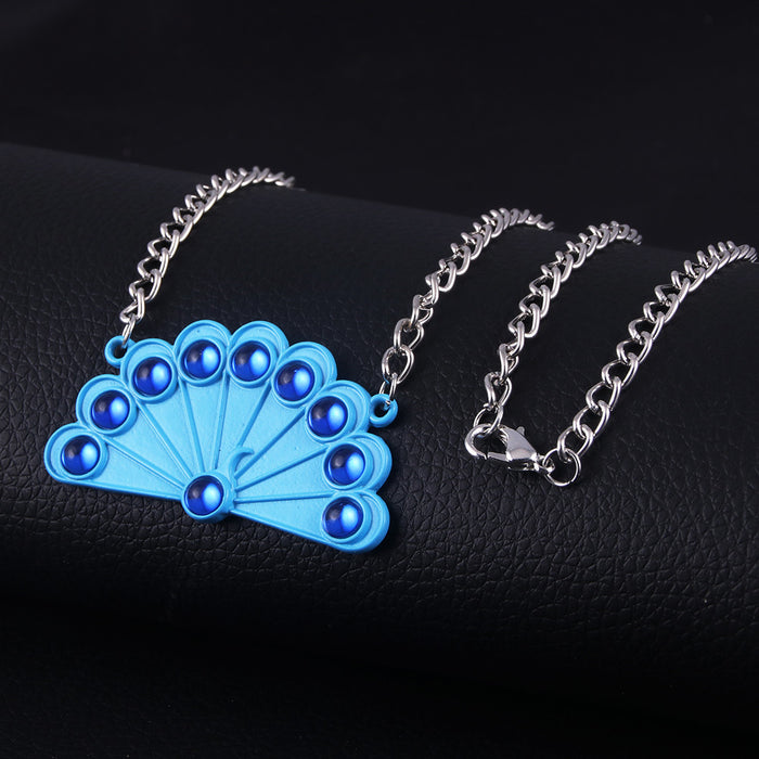 Wholesale Anime Peacock Conch Bay  Necklace Black Cat Dog Claw Ring Bracelet Bee Hairpin Music Snake Bracelet