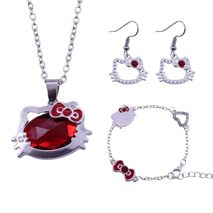 Wholesale Cute Cartoon Three-Piece  Alloy necklace sets