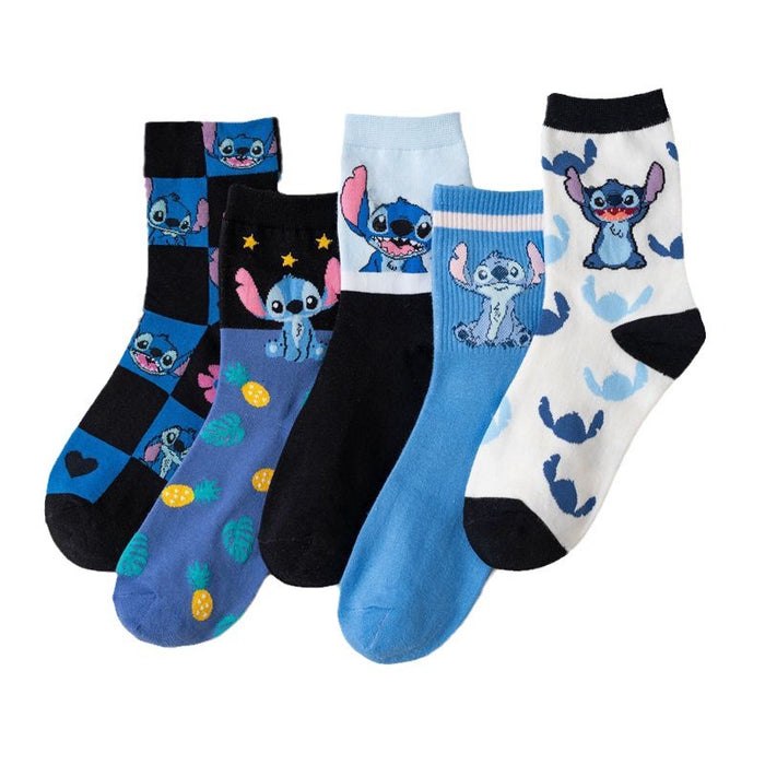 Wholesale Cotton Cartoon Middle Tube Socks JDC-SK-Lanh001