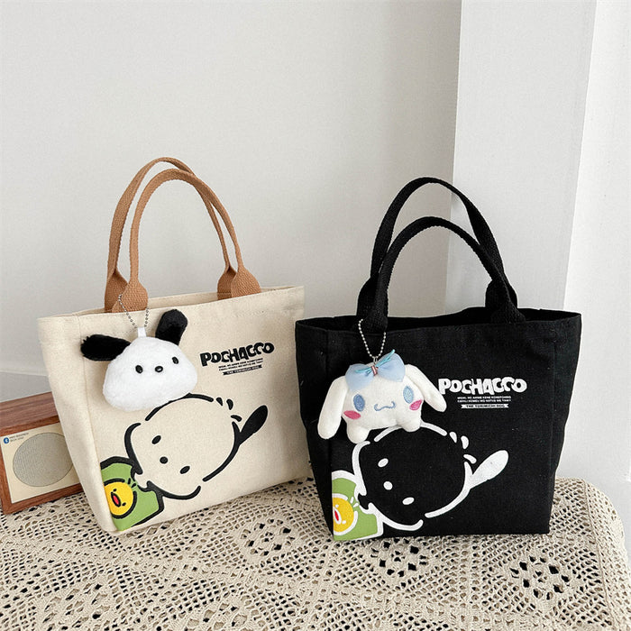 Wholesale Canvas bag new simple commuting niche fashion mini handheld small cloth bag